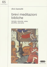 Carica l&#39;immagine nel visualizzatore di Gallery, Brevi meditazioni bibliche. Daniele, Siracide, Ester, Giuditta, Zaccaria - DIVO BARSOTTI - Edizioni San Lorenzo
