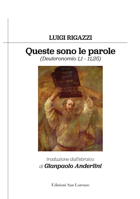 Ebook- Queste sono le parole  - Luigi Rigazzi - Edizioni San Lorenzo