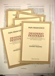 DESIDERIO DESIDERAVI di PAPA FRANCESCO con il commento di Ovidio Vezzoli - Edizioni San Lorenzo